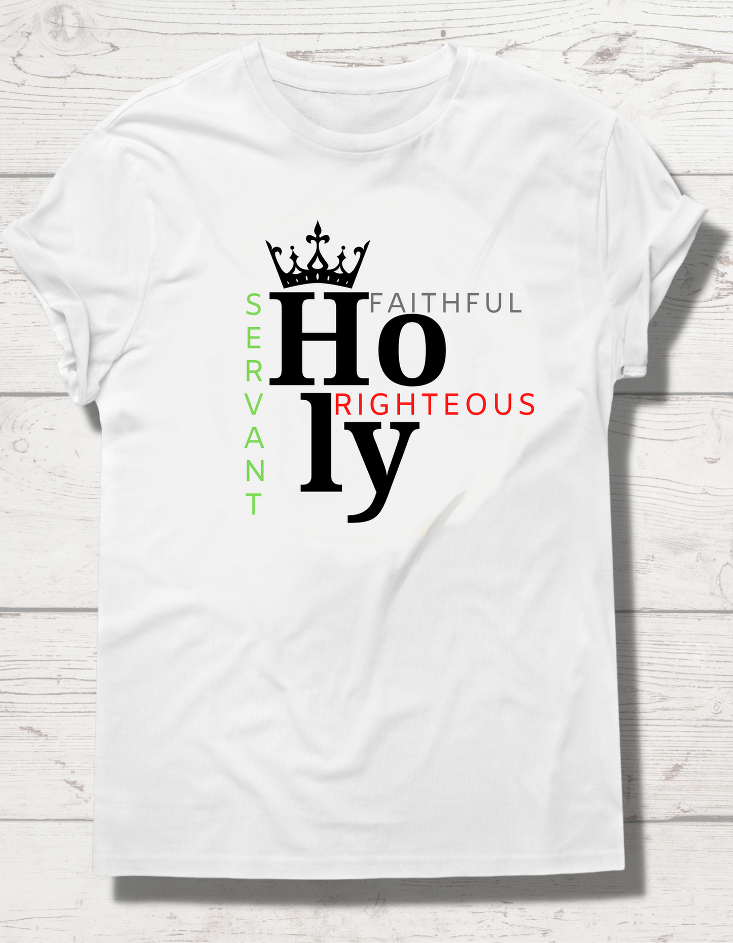 Holy righteous faithful servant